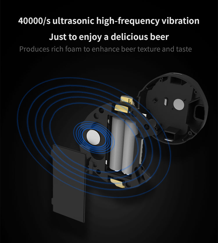 drink and protable beer foam machine