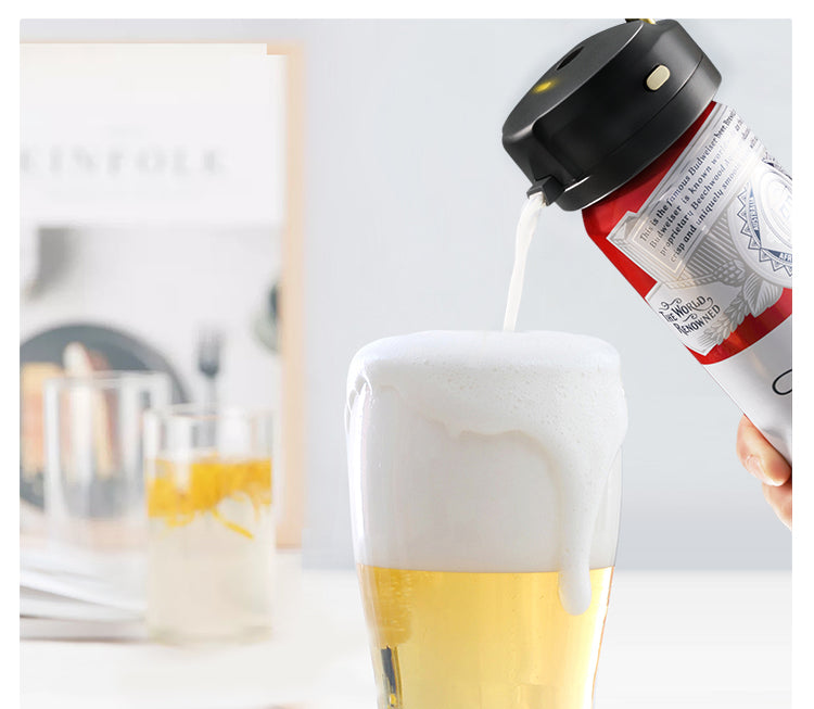 drink and protable beer foam machine
