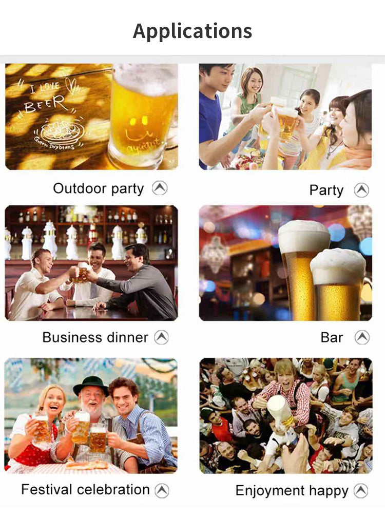 drink and protable beer foam machine