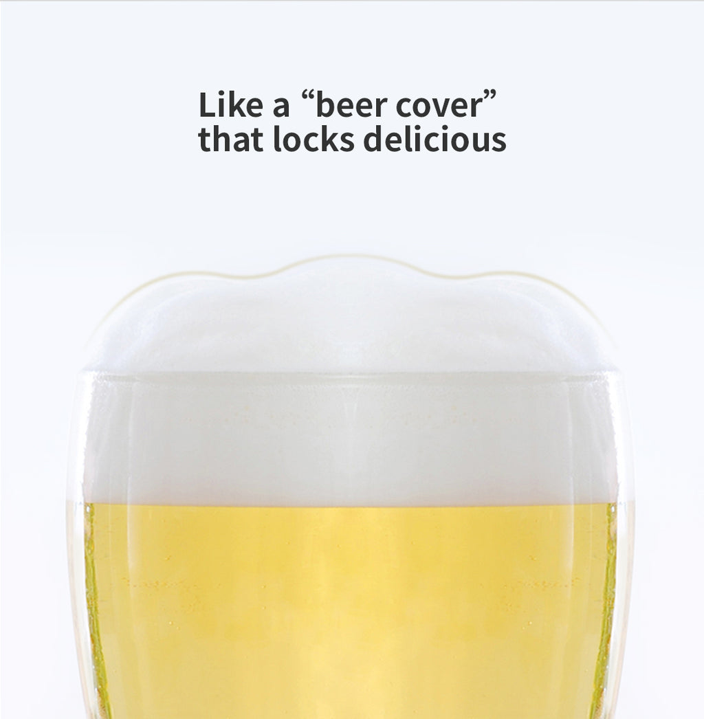 Can Beer Foam Maker - Awesome Compact Gift for Beer Lover, Mini Kegerator for Home, Ultra Fine Foam Enhance & Keep Beer Taste Longer. Awesome gifts for Thanksgiving & Christmas presents